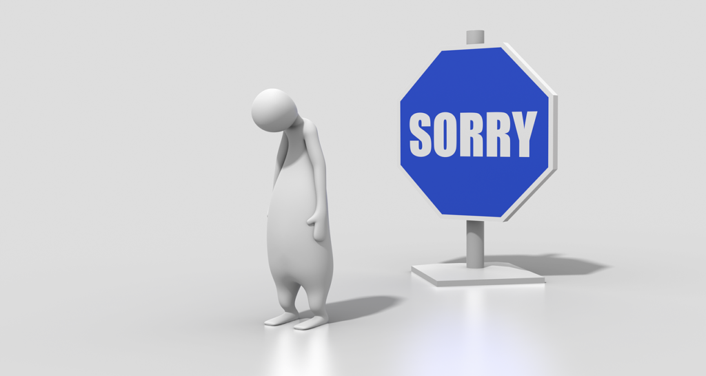 英語・英会話の小ネタ「謝罪、謝るときの表現」