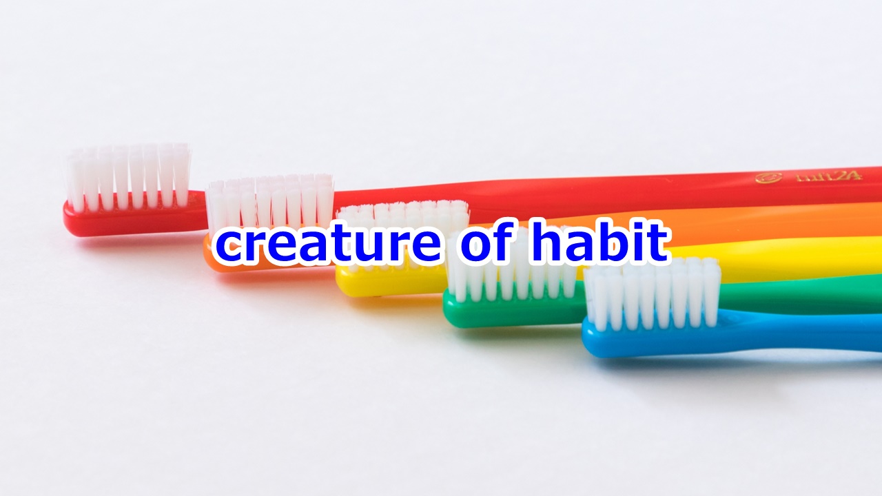 creature of habit 習慣を変えられない人